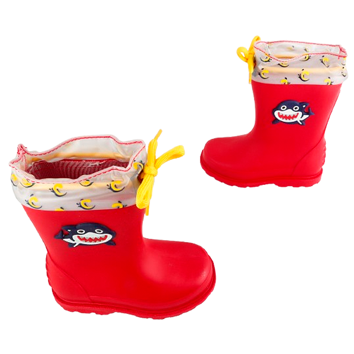 Botas Niño Lluvia Ajustable Cómodas Tiburón Shark 614-RJ