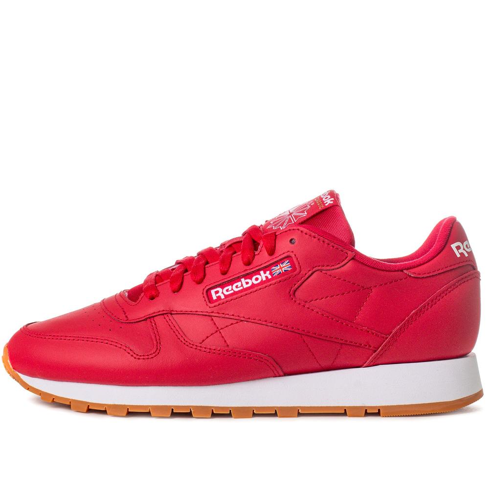 Tenis Reebok Classic Leather - 100008792 - Rojo - Hombre