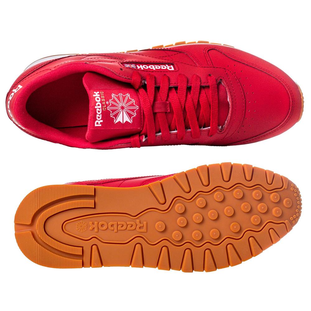 Tenis Reebok Classic Leather - 100008792 - Rojo - Hombre