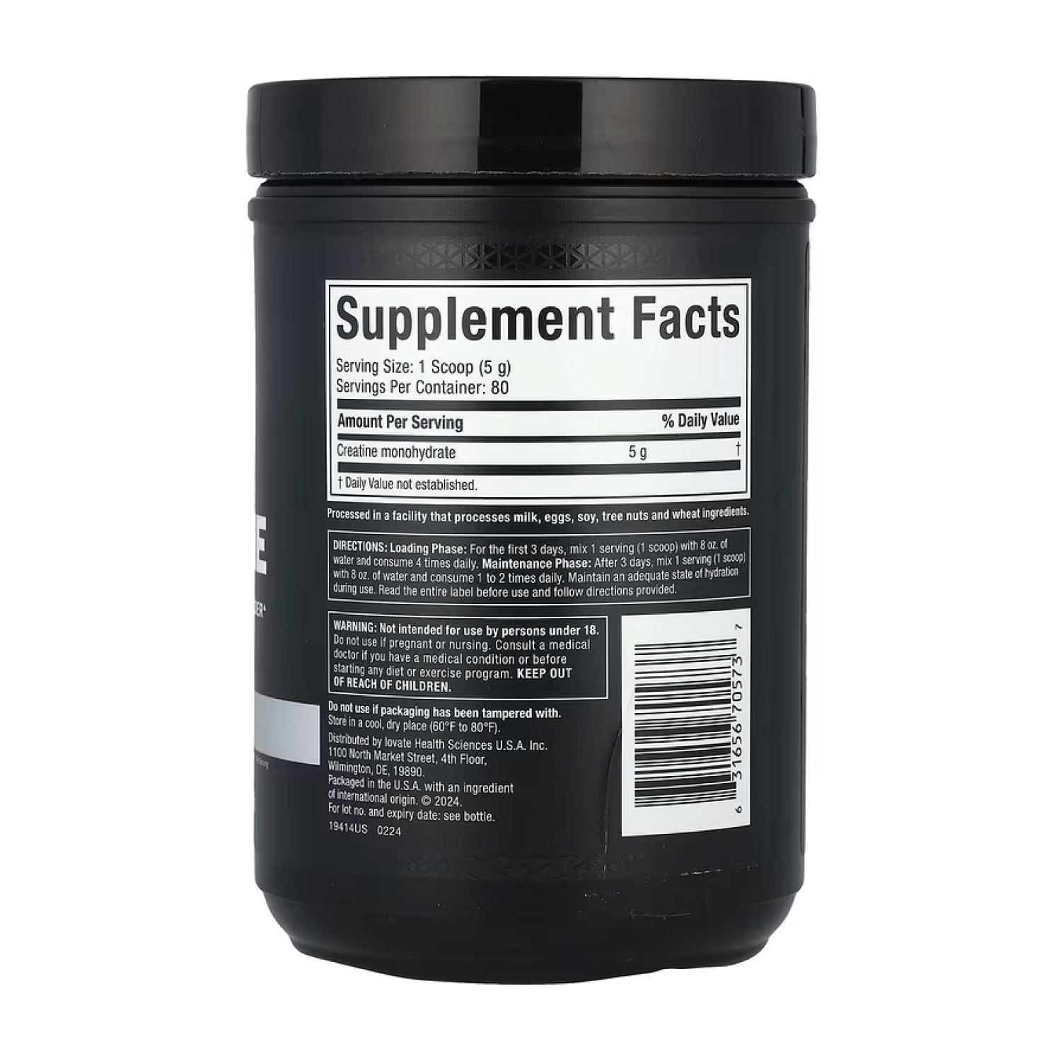 Creatina Muscletech Platinum 100% Creatine 400g 80 Serv.