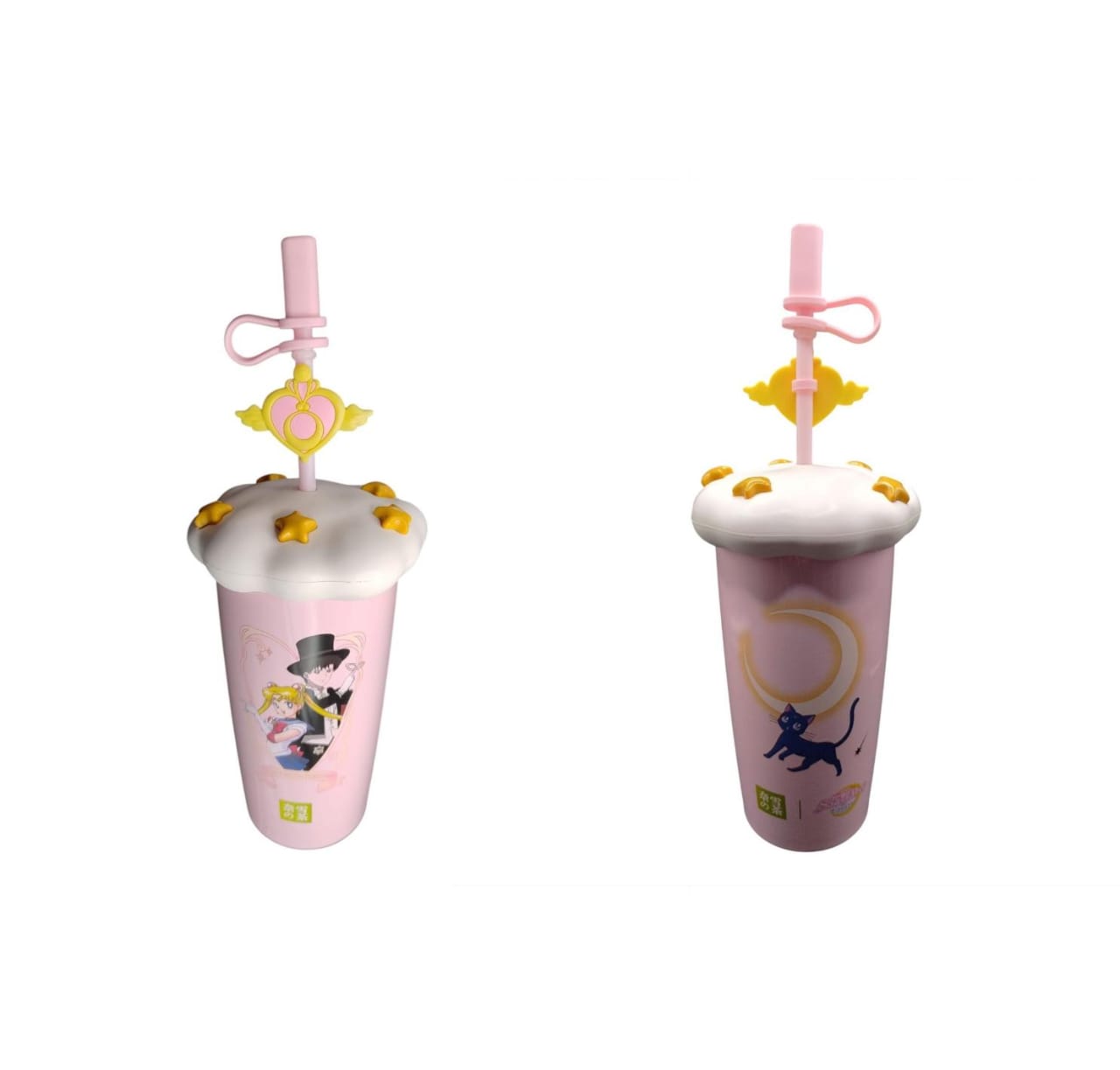 Termo Sailor Moon Eternal & Tuxedo Taza De Aislamiento Kawai