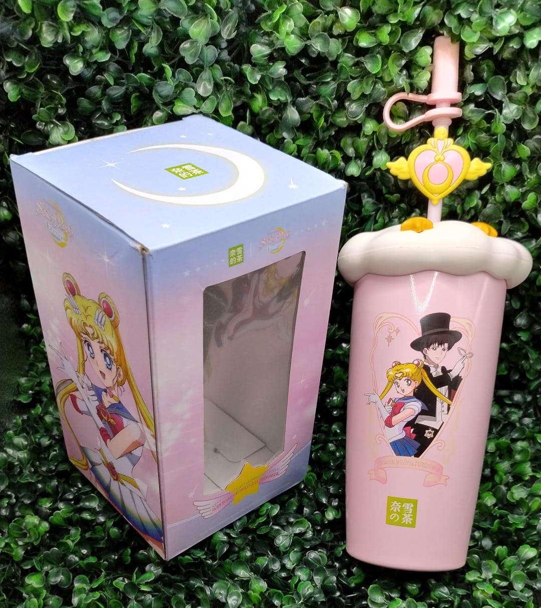 Termo Sailor Moon Eternal & Tuxedo Taza De Aislamiento Kawai