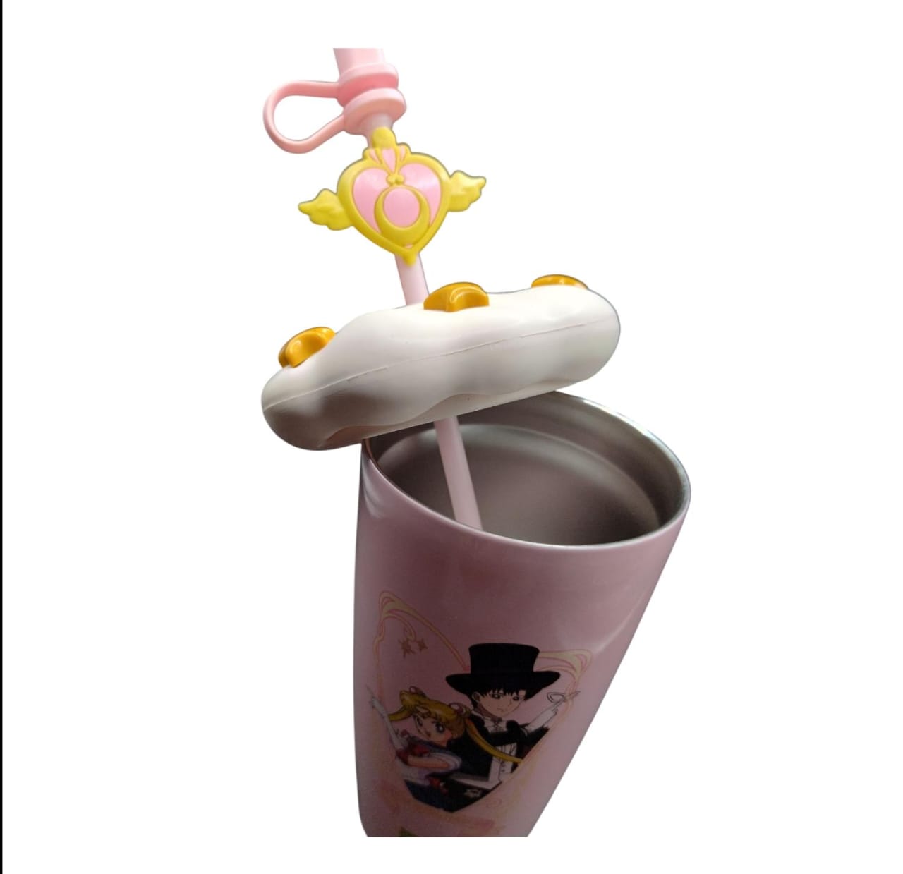 Termo Sailor Moon Eternal & Tuxedo Taza De Aislamiento Kawai