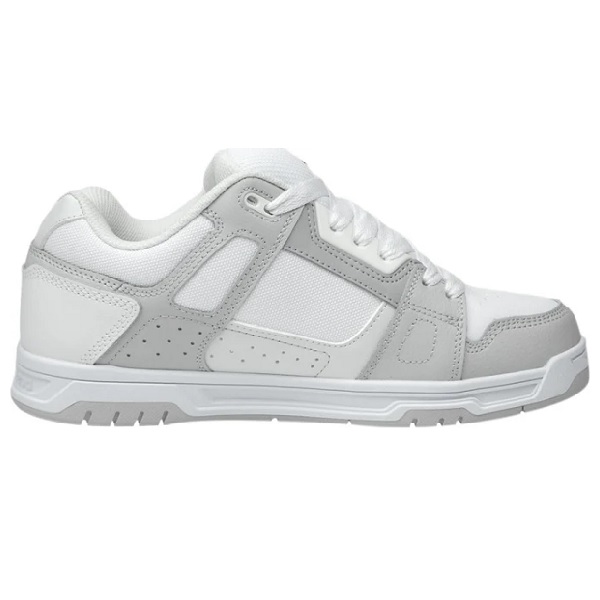 Tenis DC Shoes Stag Blanco/gris Hombre Tallas #25 al #28