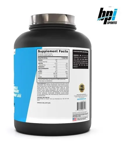 Whey HD BPI Sports Proteína Suero Aislada y Concentrada 4.8 lbs
