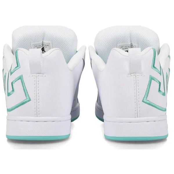 Tenis DC Shoes Court Graffik Blanco/verde Mujer Tallas #22 al #26