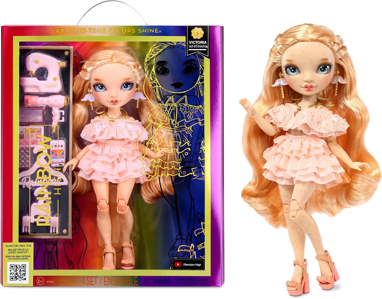 Rainbow High Fashion Doll Muñeca Victoria Whitman