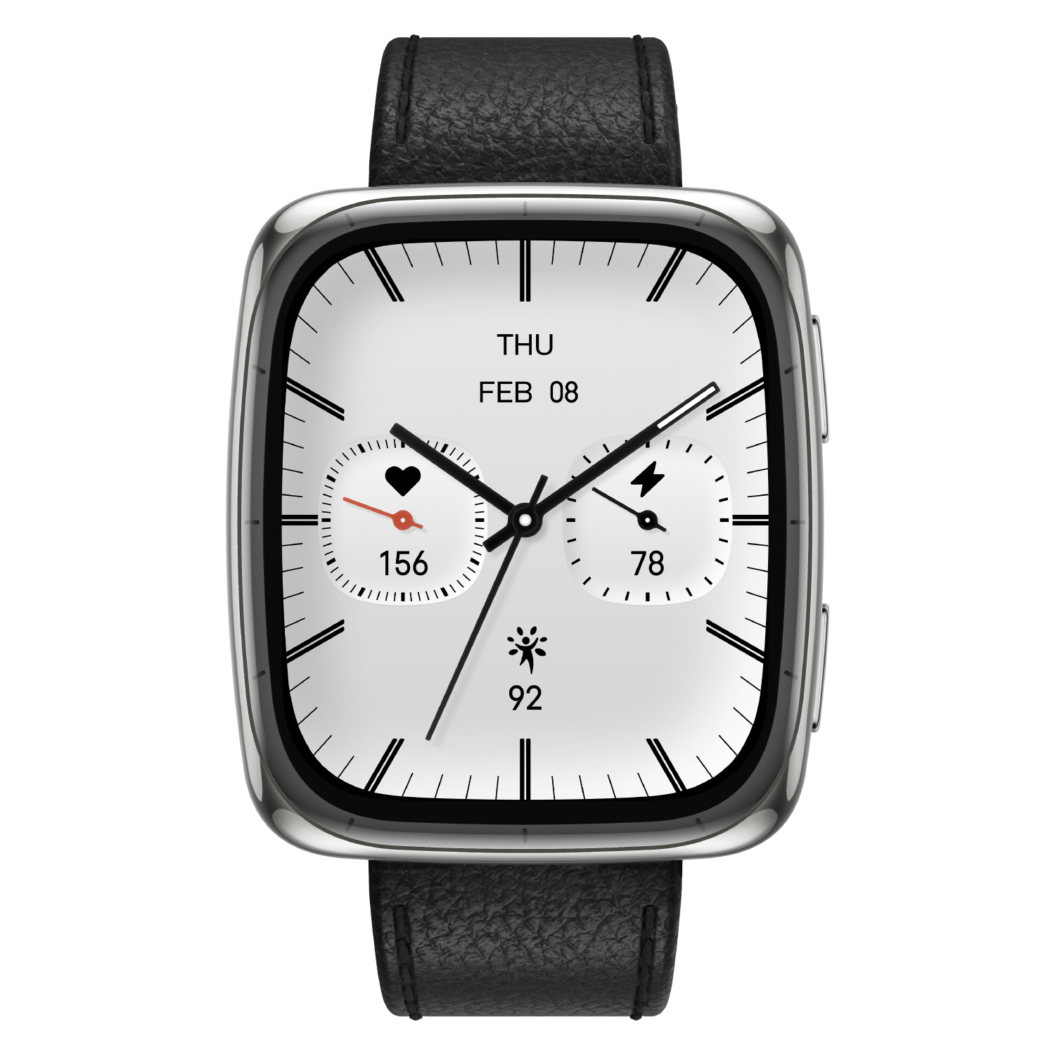 Smartwatch Amazfit Active 2 Cuadrado Premium Negro 