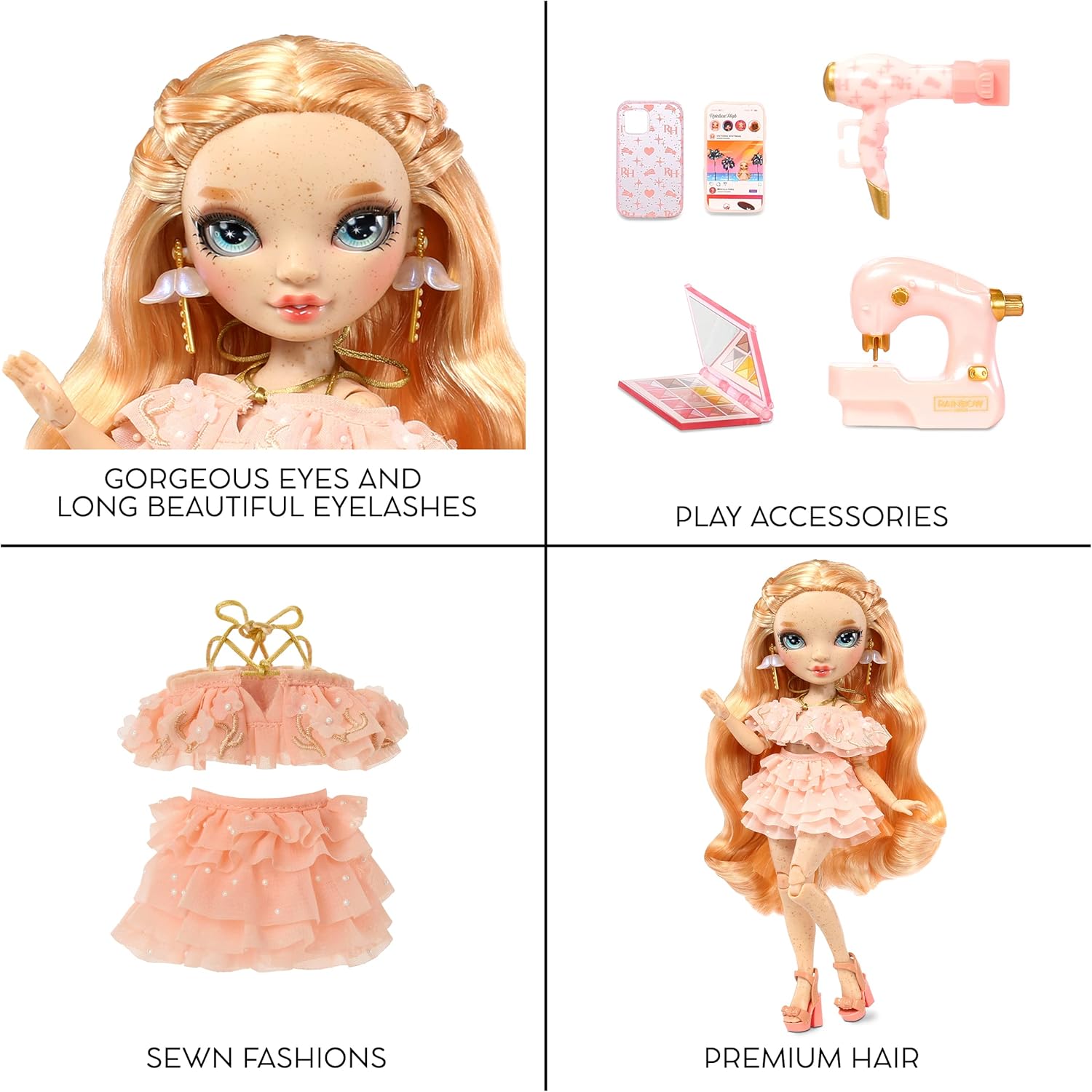 Rainbow High Fashion Doll Muñeca Victoria Whitman
