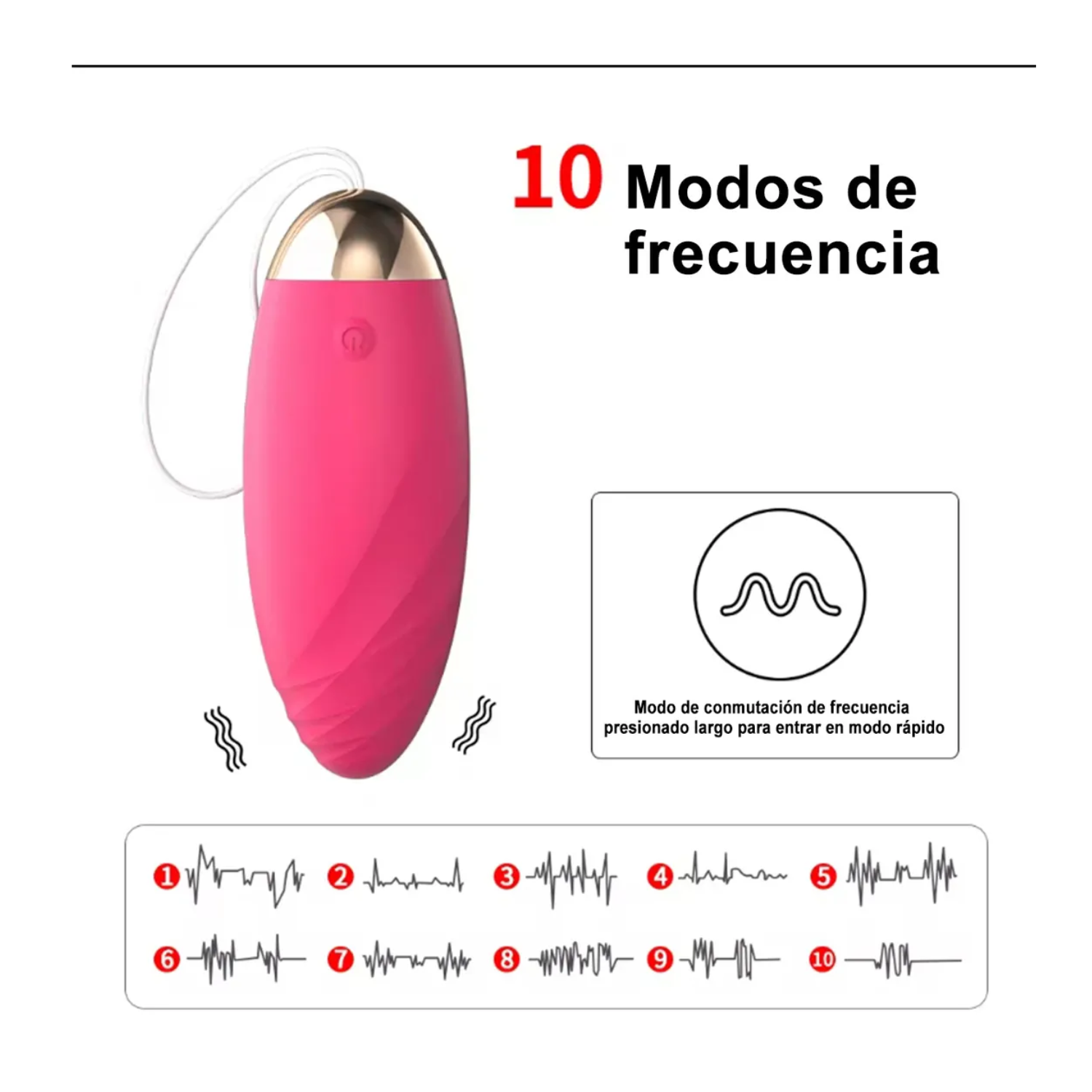Vibrador De Bala Clitoris Inalambrica Con Control Remoto