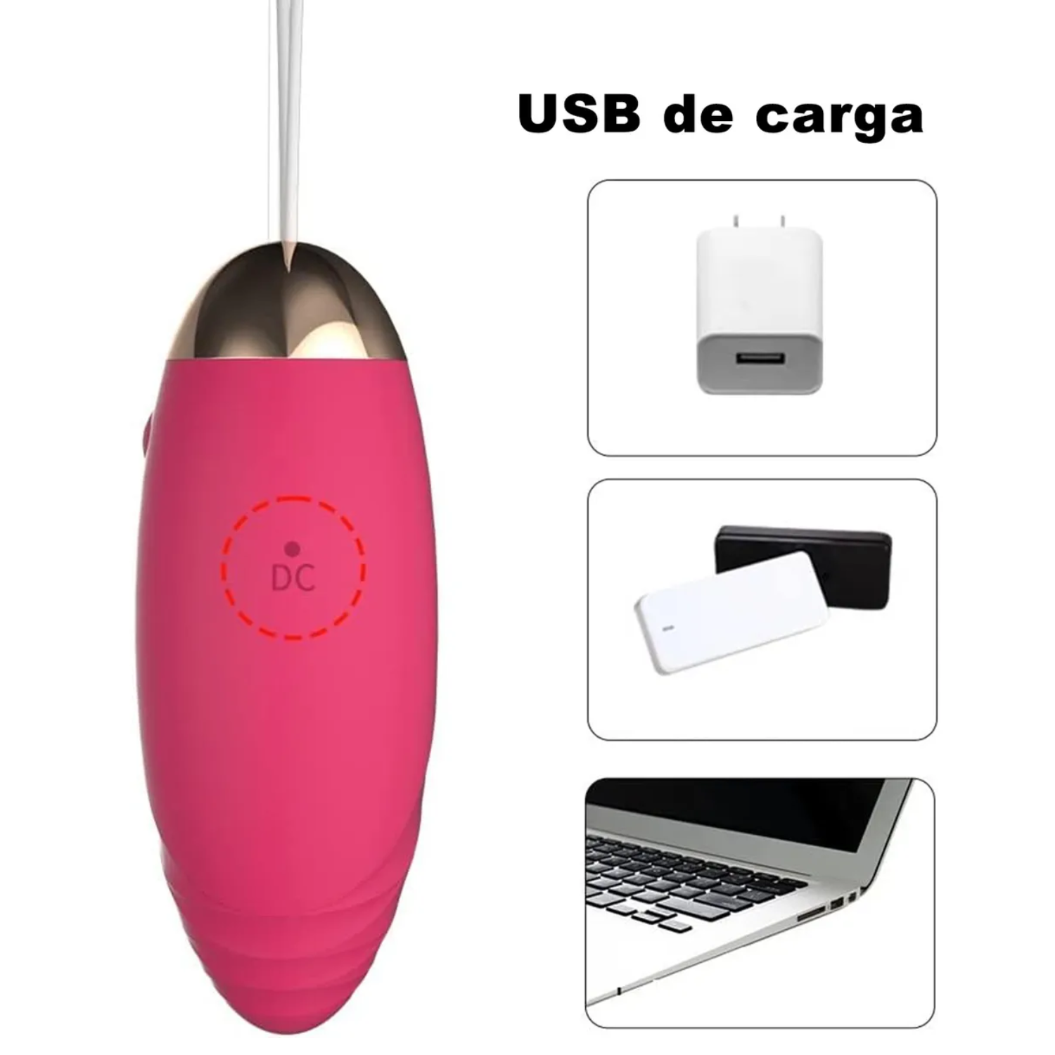 Vibrador De Bala Clitoris Inalambrica Con Control Remoto
