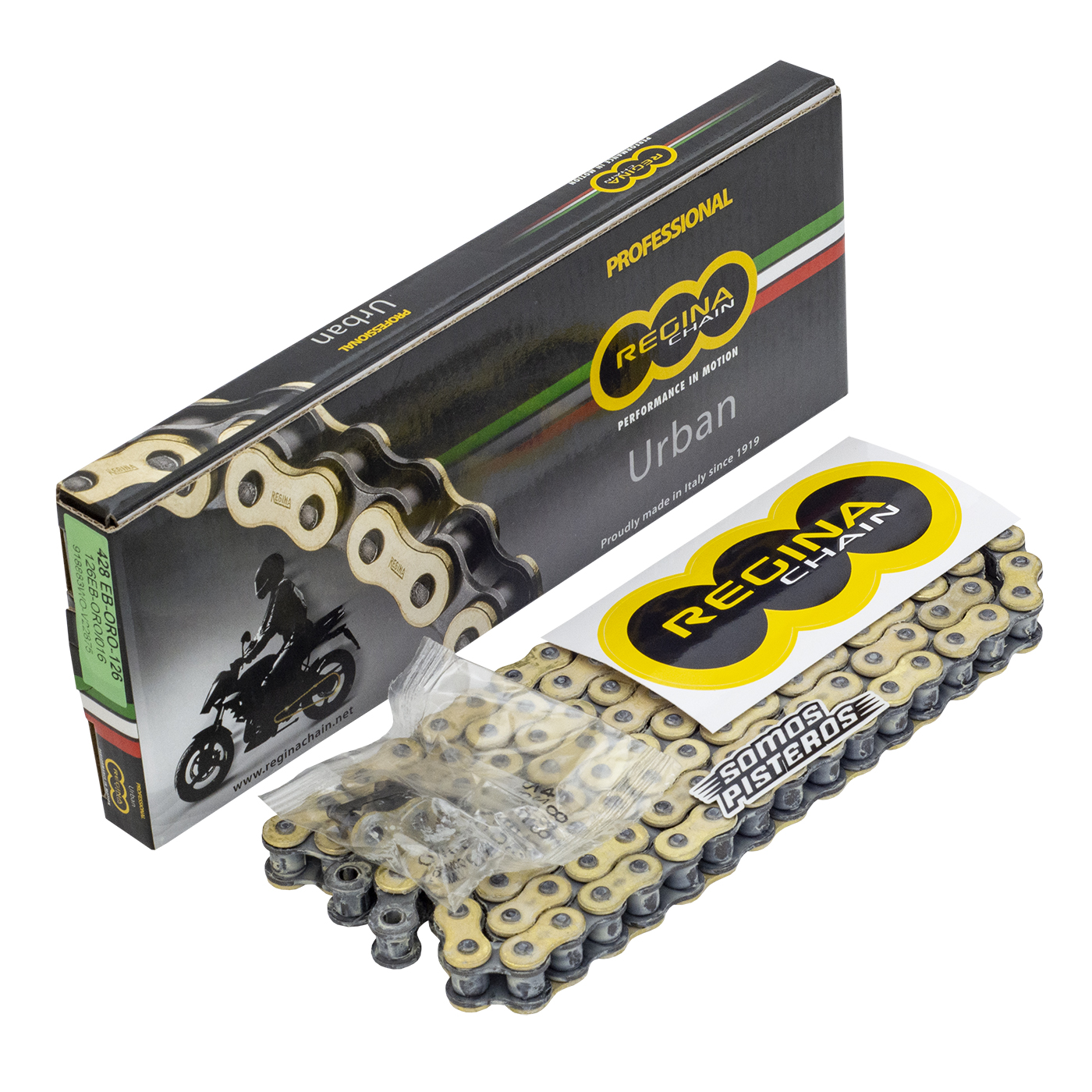 Cadena Regina Dorada 428 X 126 Calle Fabricada en Italia