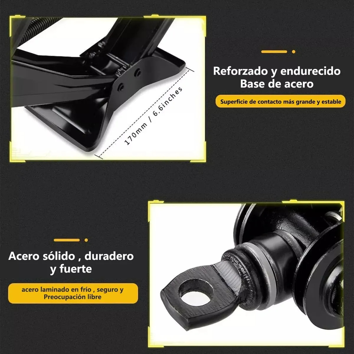 ATVERCE 2t Kit De Gato Hidraulico Portátil Para Auto Mecanico Tijera