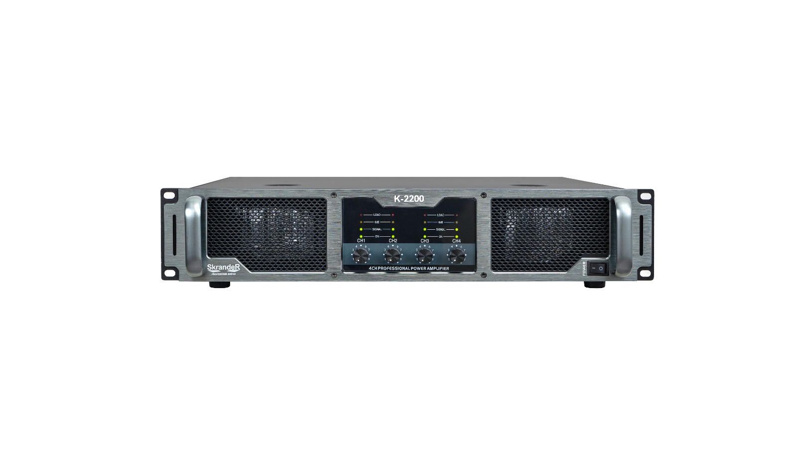 Amplificador Skrander K-2200 2200w Hibrido Super Subwoofer
