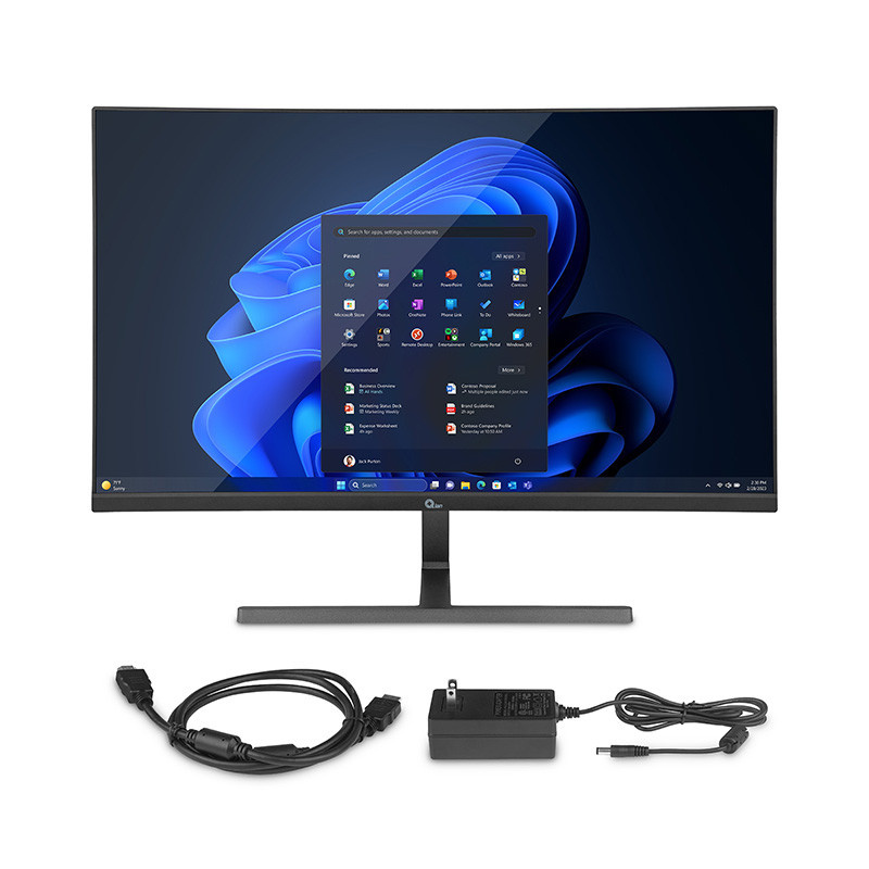 Monitor Gamer Qian QMF-IPF27-01 LED 27", 1920x1080 Full HD, 100Hz, HDMI, Negro