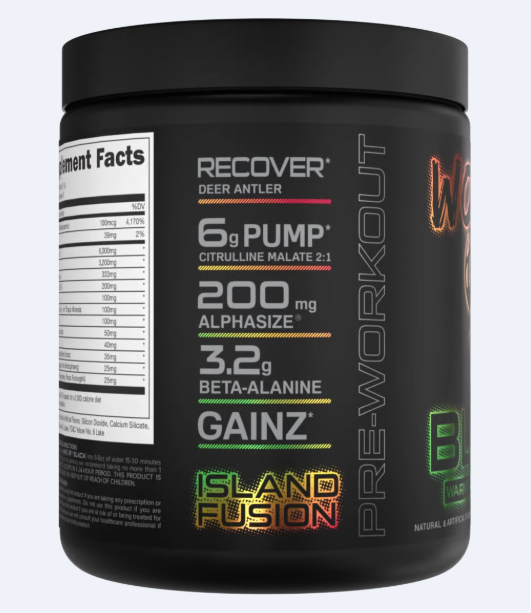 WOKE AF BLACK - High Stimulant Pre-Workout- WOKE AF BLACK - Pre-entrenamiento con alto contenido de estimulantes