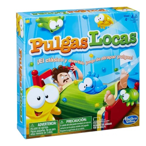 Juego De Mesa Hasbro Pulgas Locas Con Accesorios Para Más De 4 Años