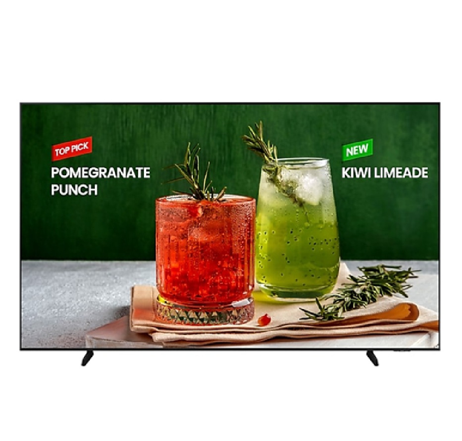 Samsung LH98BEDHVGFXZX Pantalla Comercial LED 98", 4K Ultra HD, Negro. 
