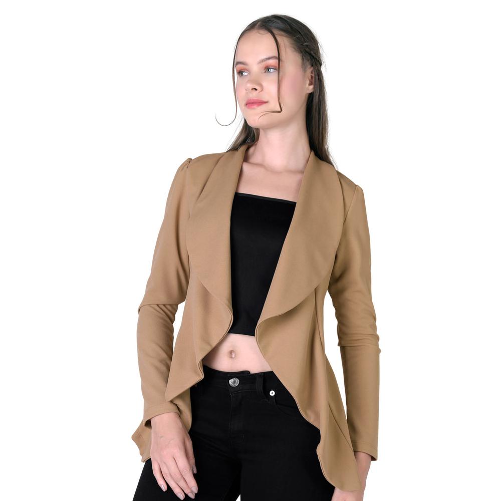 Saco Mujer Formal Cardigan Beige Stfashion 72605413