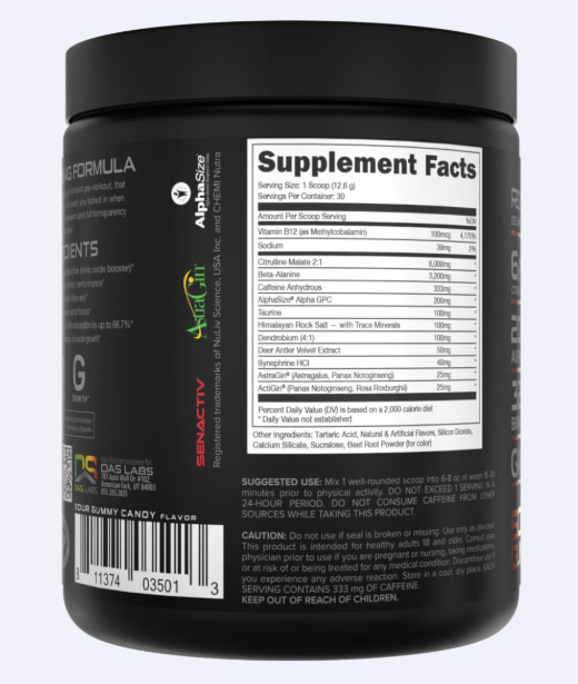 Woke AF - High Stimulant Pre-Workout-Woke AF - Pre-entrenamiento con alto contenido de estimulantes