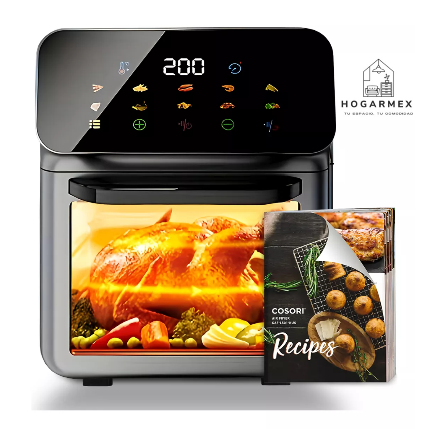 Freidora De Aire Multifunción De Horno De Aire De 15l, 1500w