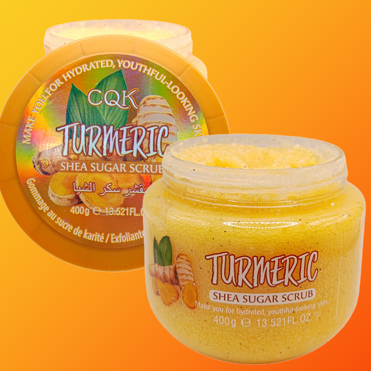 Exfoliante Corporal de Manteca de Karité - Sugar Scrub Hidratante y Rejuvenecedor 400g