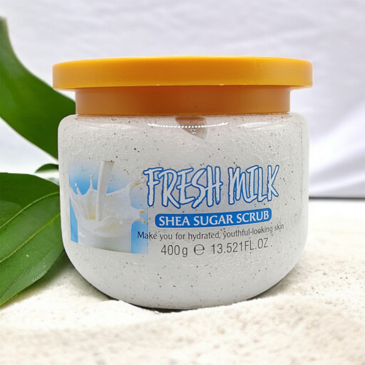 Exfoliante Corporal de Manteca de Karité - Sugar Scrub Hidratante y Rejuvenecedor 400g