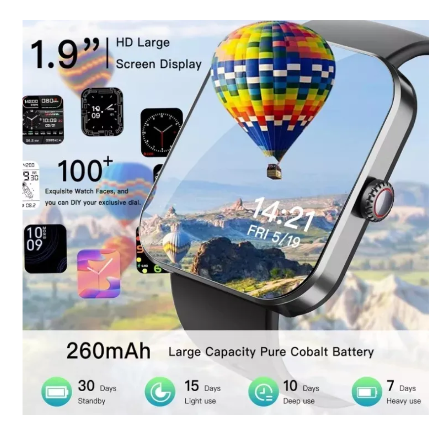 Smartwatch Con Medidor De Glucosa Y Presión Arterial