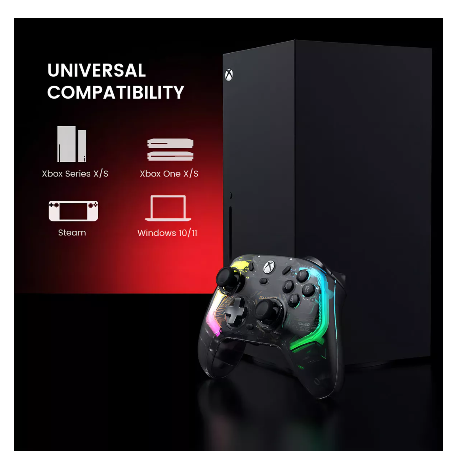  Controlador Inalámbrico con Efecto Hall Xbox X|S Support negro