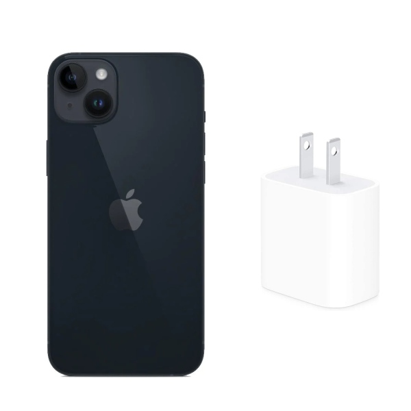 Apple iPhone 14 Negro 128GB Nuevo sellado más Cubo de Carga Rápida 
