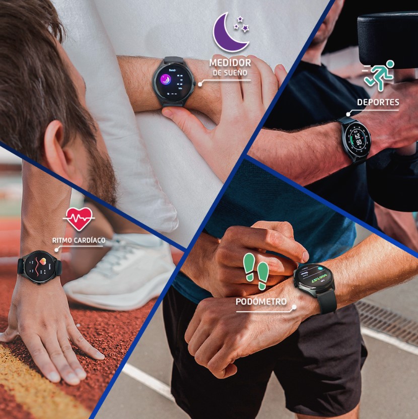 Smartwatch Vorago SW-505 Cuadrado IP67