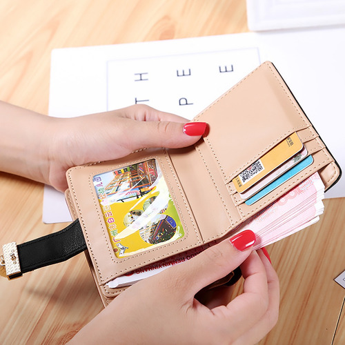 Cartera Mujer Billetera Mujer De Cuero Calado, Nergo