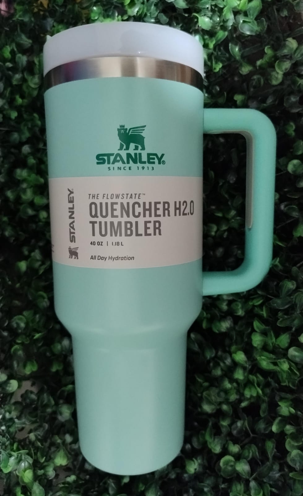 Vaso Termo Liso Color Verde Aqua 1.19L Stanley Flowstate Tumbler 40oz