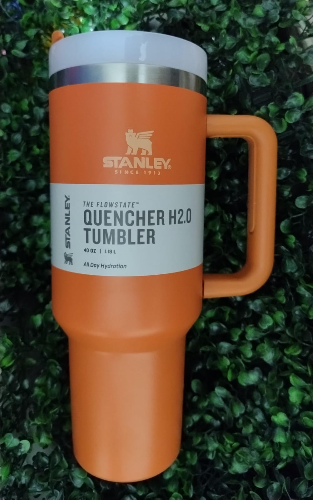 Vaso Termo Liso Color  Naranja 1.19L Stanley Flowstate Quencher Tumbler 40oz