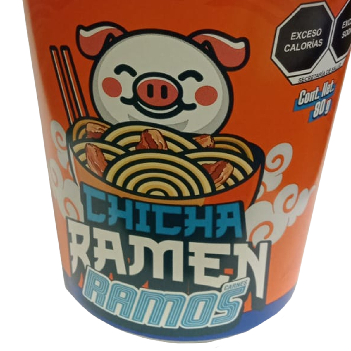 Chicha Ramen Ramos Noodles Chicharrón De Cerdo Clásica 1pz