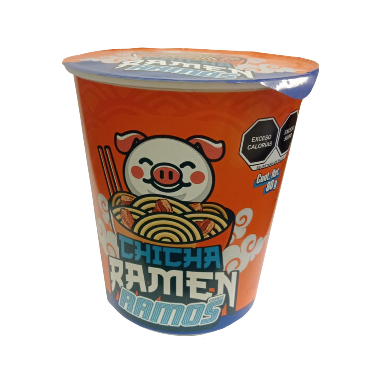 Chicha Ramen Ramos Noodles Chicharrón De Cerdo Clásica 1pz