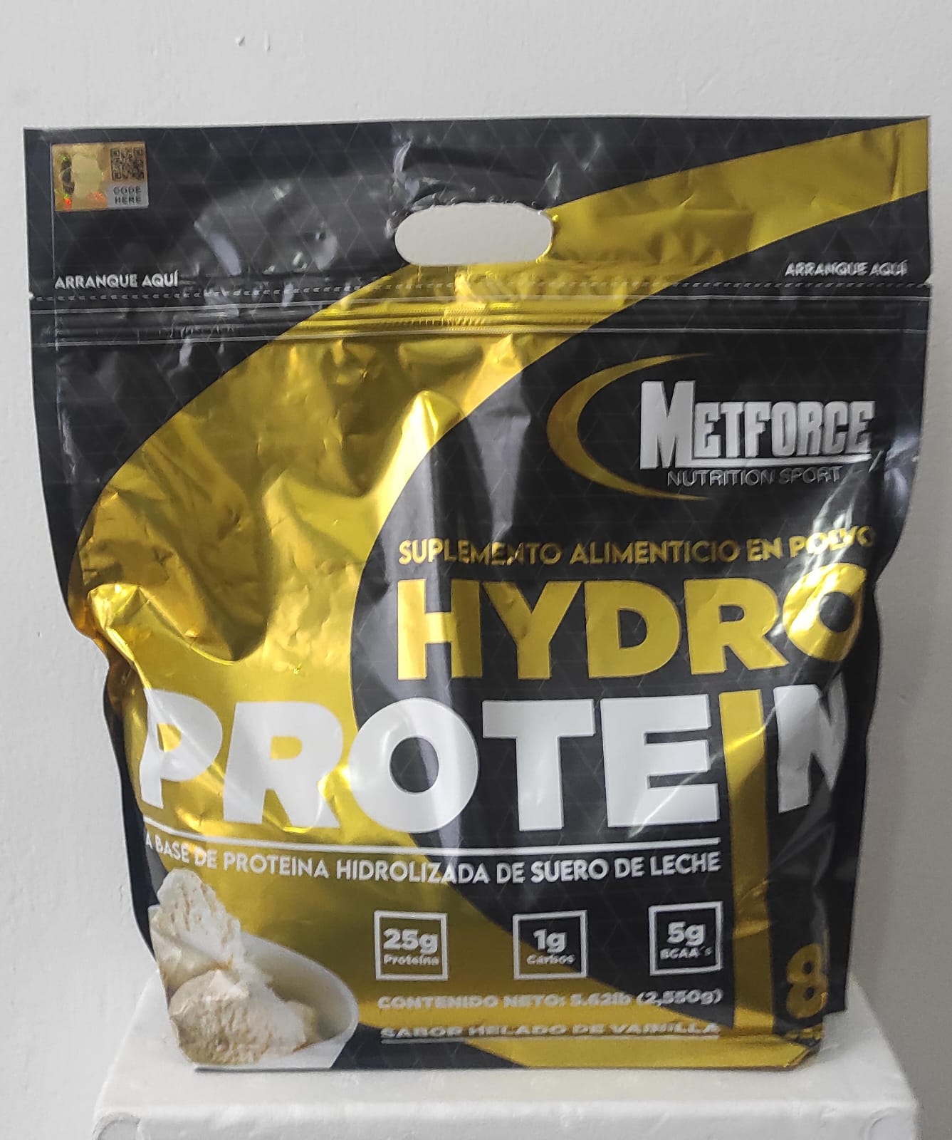 HYDRO PROTEIN METFORCE 5.6 LBS 85 Servicios | Absorción rápida y pura