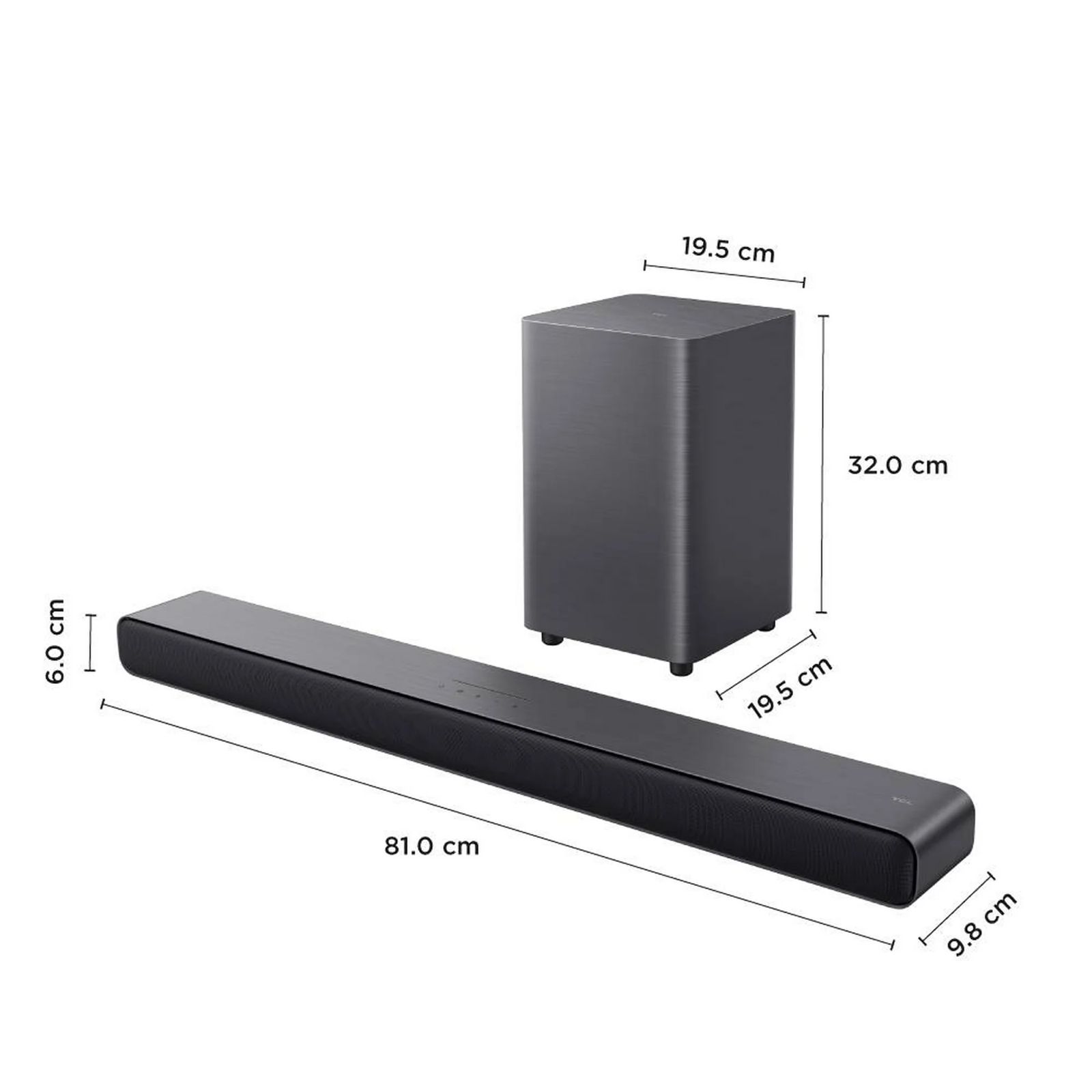 BARRA DE SONIDO TCL S55H SUPER BASS 2.1CH PRO DOLBY ATMOS IA