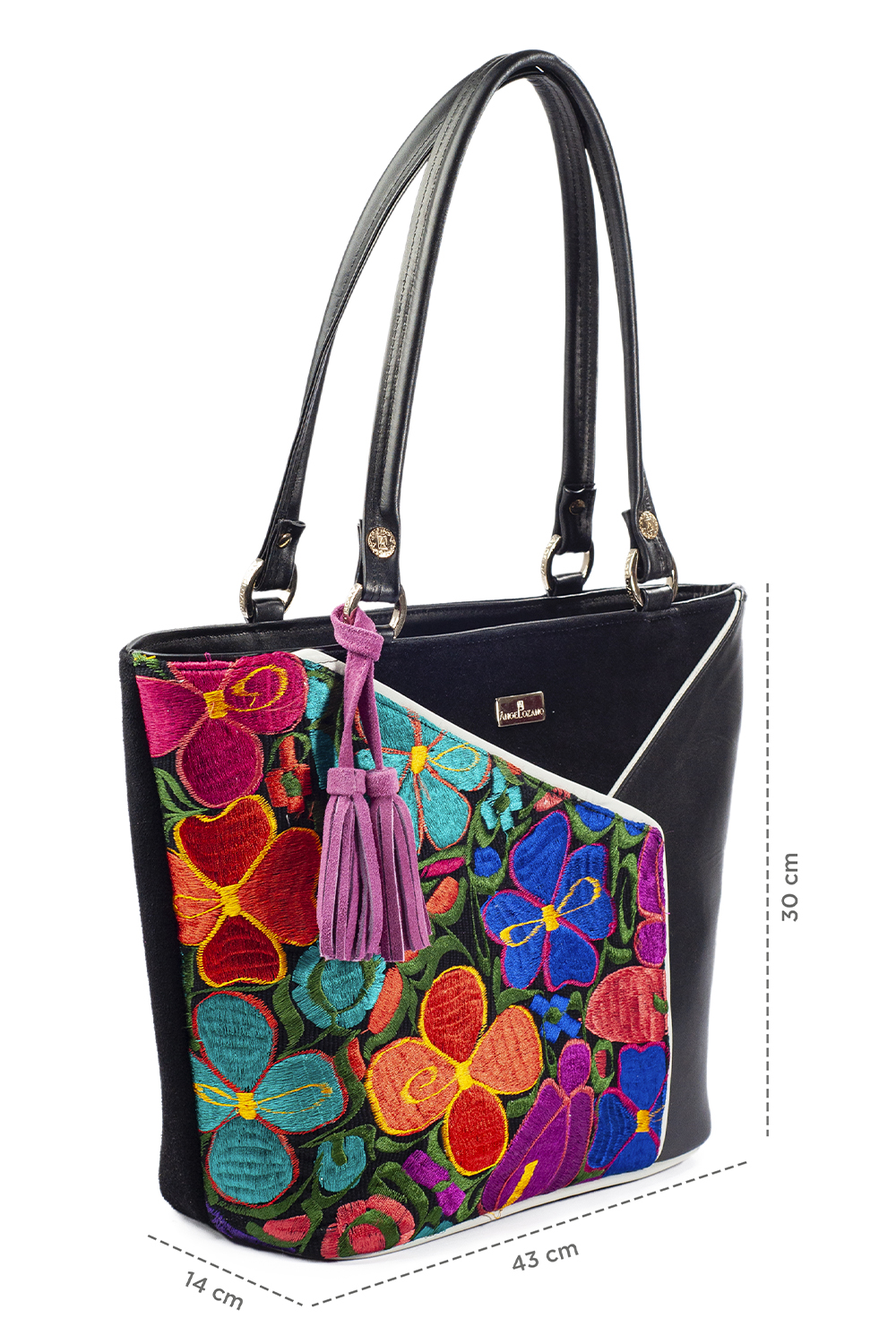 León Guanajuato Angelozano Bolsa Tote Angelozano De Piel Adulto