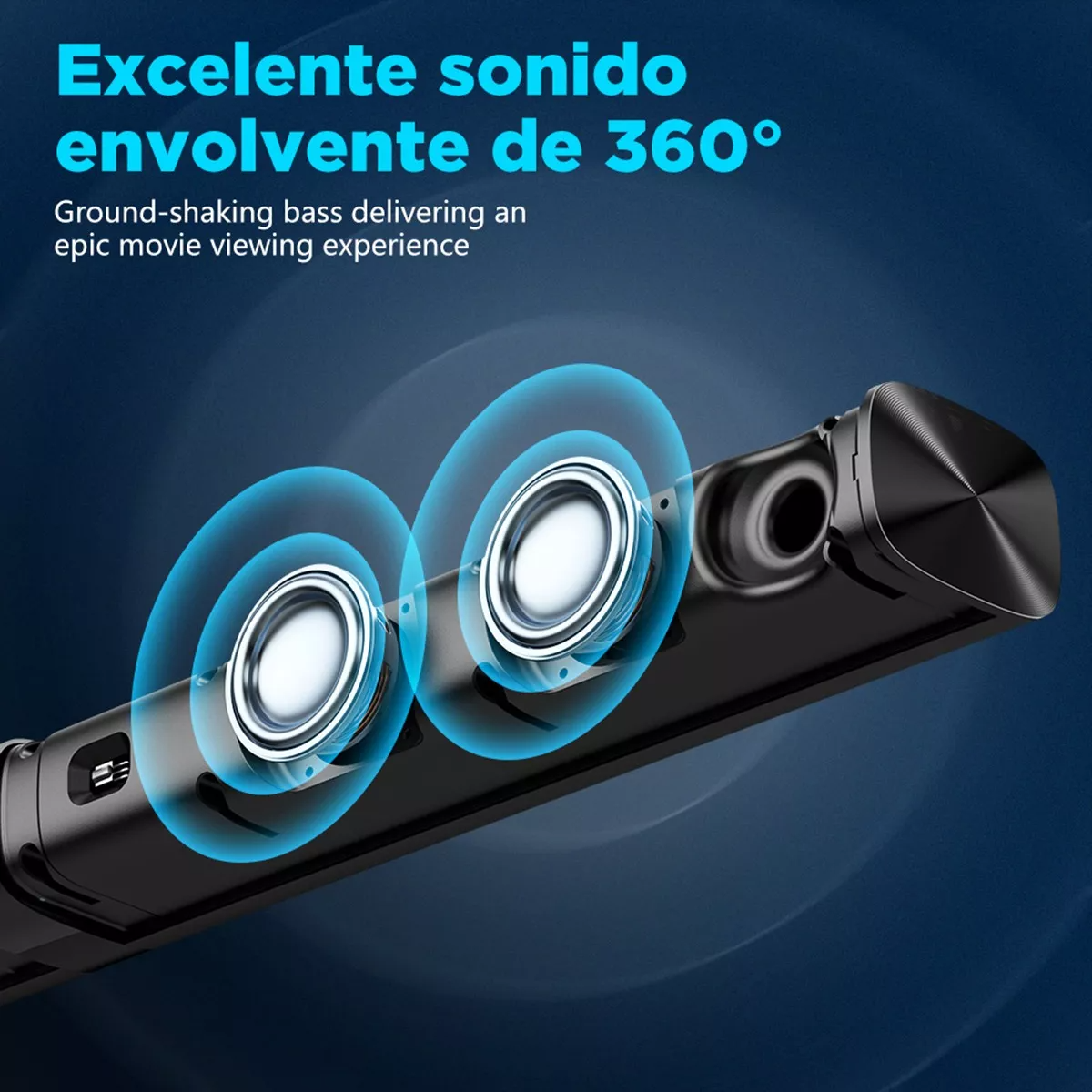 Funsmile Ky8000 110v color negro barra de sonido desmontable bluetooth bluetooth óptico hdmi aux con control remoto hogar y fiesta