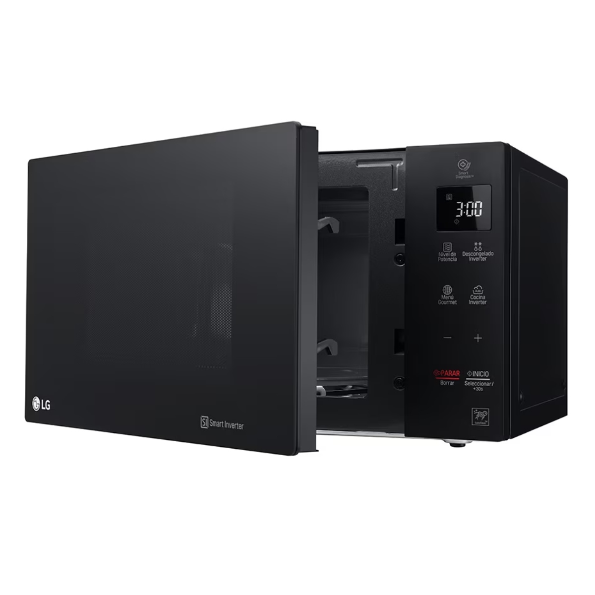 Horno de Microonas LG MS1536GIS 1.5 Pies NeoChef / 1200W Negro SYP-Y13