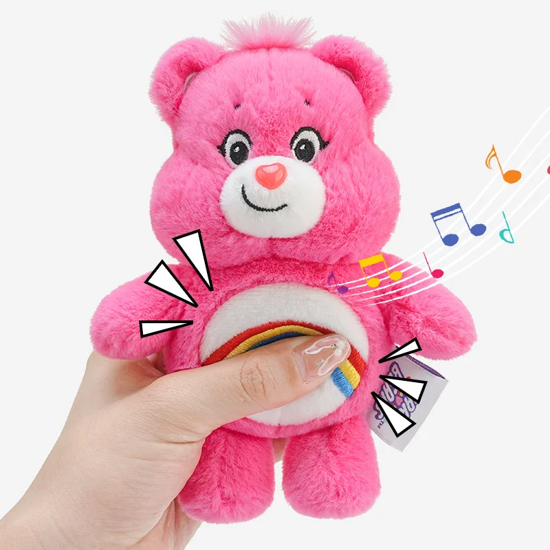 Peluche Ositos Cariñositos Carebears, Oso Arcoíris peluche Kawaii llavero para Bolsa, Mochila etc. Set 6 Pcs