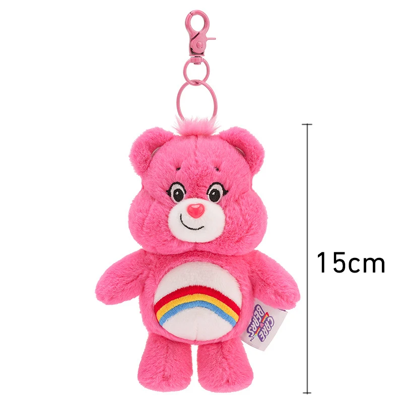 Peluche Ositos Cariñositos Carebears, Oso Arcoíris peluche Kawaii llavero para Bolsa, Mochila etc. Set 6 Pcs