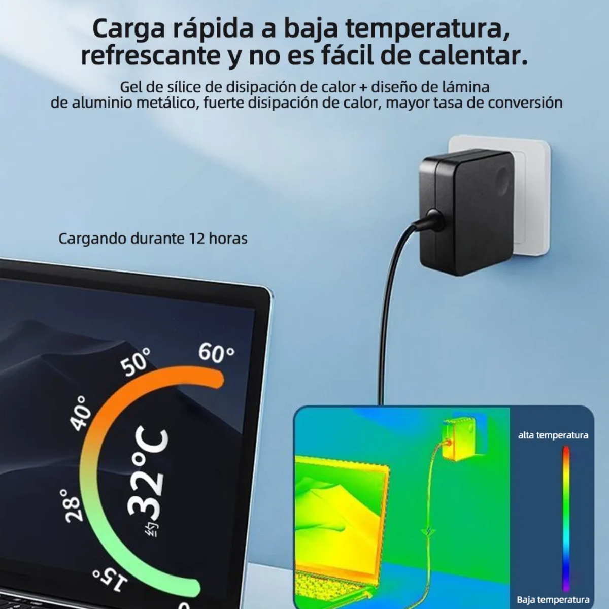 Cargador Universal Laptop Usb Tipo C De 65w