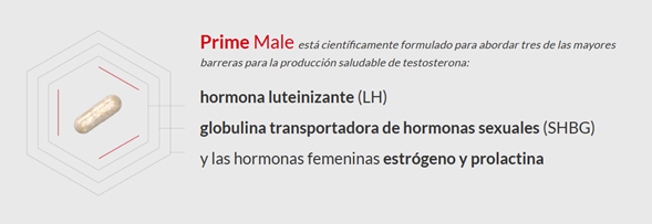 Prime Male Vitality Complex Testosterona 120 capsulas