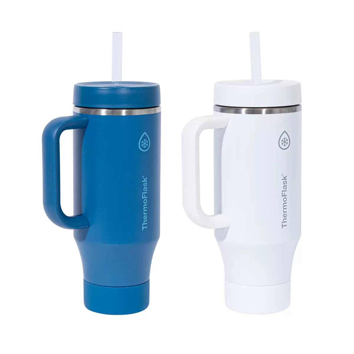 Termos ThermoFlask de 1.2lts c/u Thermo-Tumbler Aislamiento al Vacío 2 Piezas - Multicolor