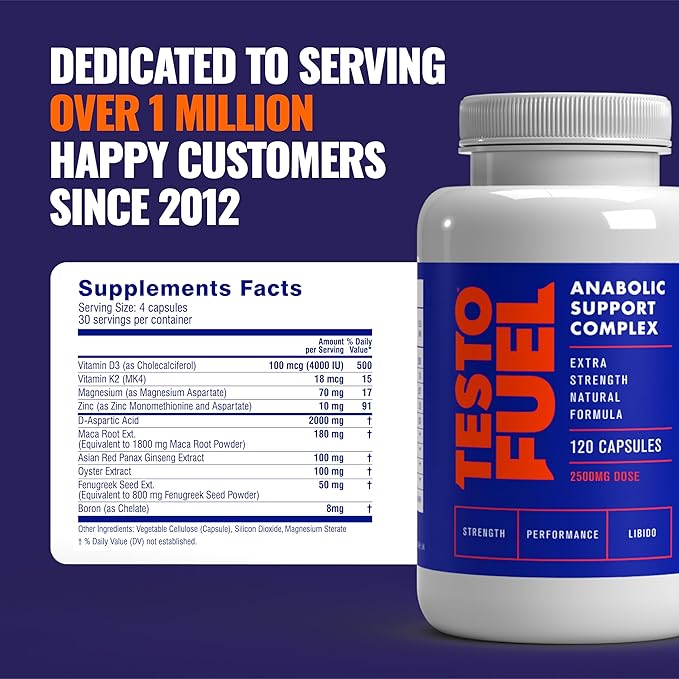 TestoFuel 120 T-Booster Pills 
