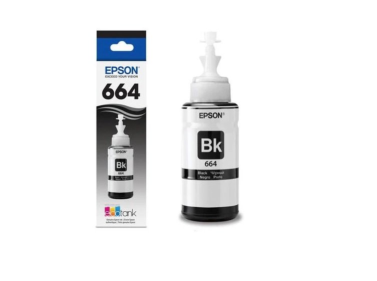 Botella Tinta Epson T664120 Negro T664 Original C13t66412a impresión tinta sistema original pc lap