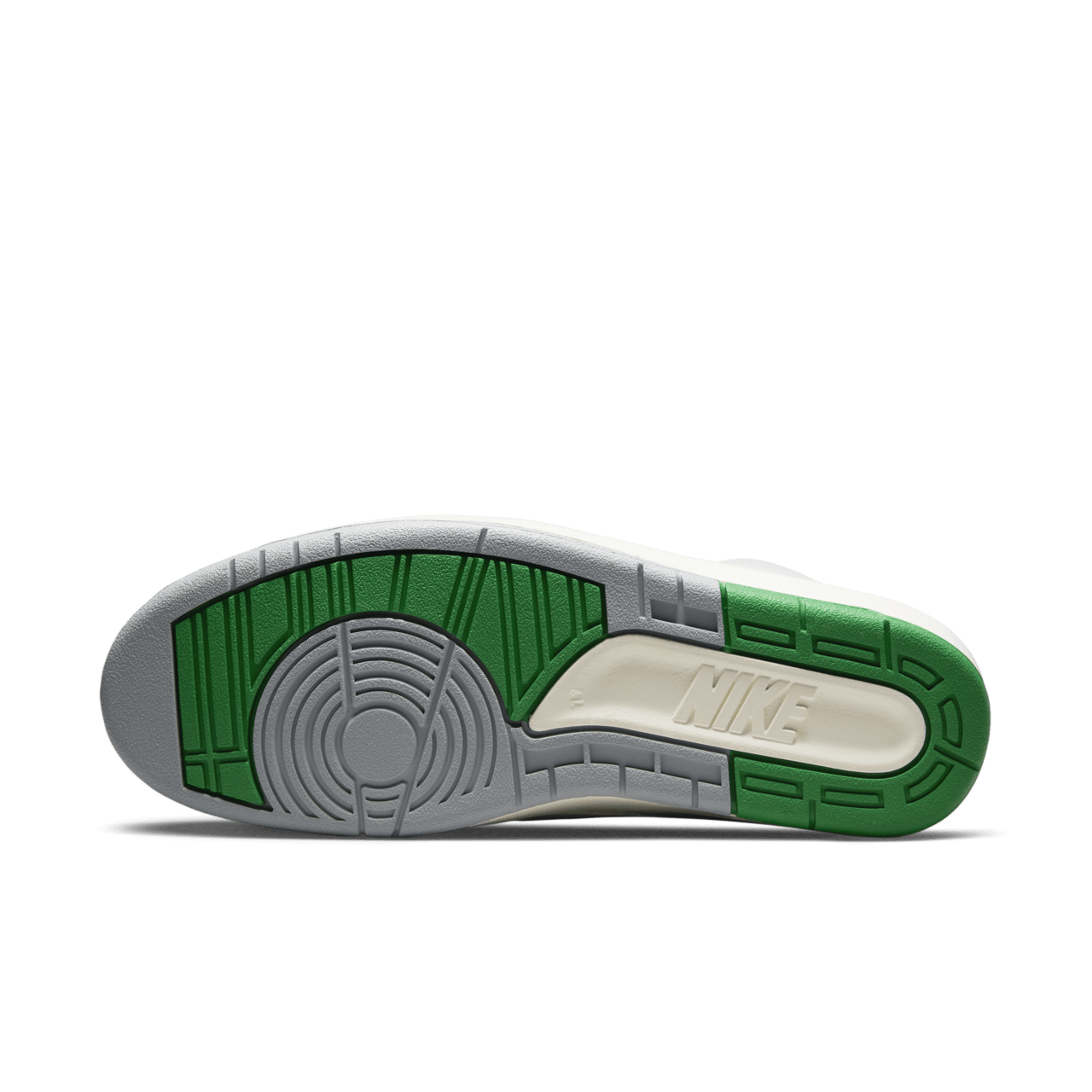 TENIS AIR JORDAN 2 RETRO BLANCO CON VERDE PARA HOMBRE TALLA 27.5 CM 