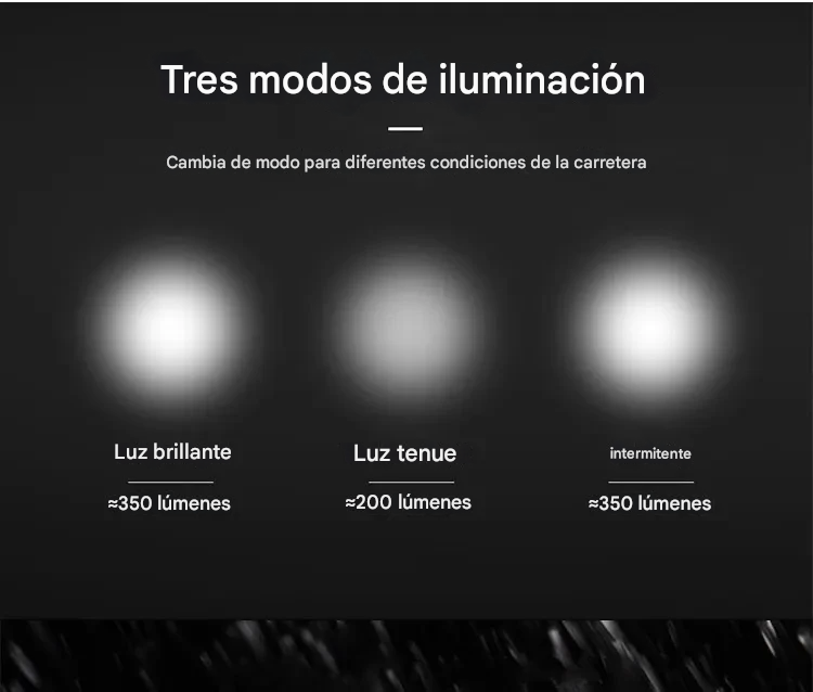 Lampara con bocina solar Luz Solar bicicleta montaña carretera linterna Powerbank recargable USB